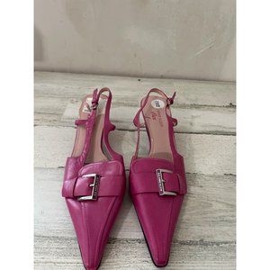 Anne Klein I flex woman’s pink kitten heeled closed toe shoe size 7.5